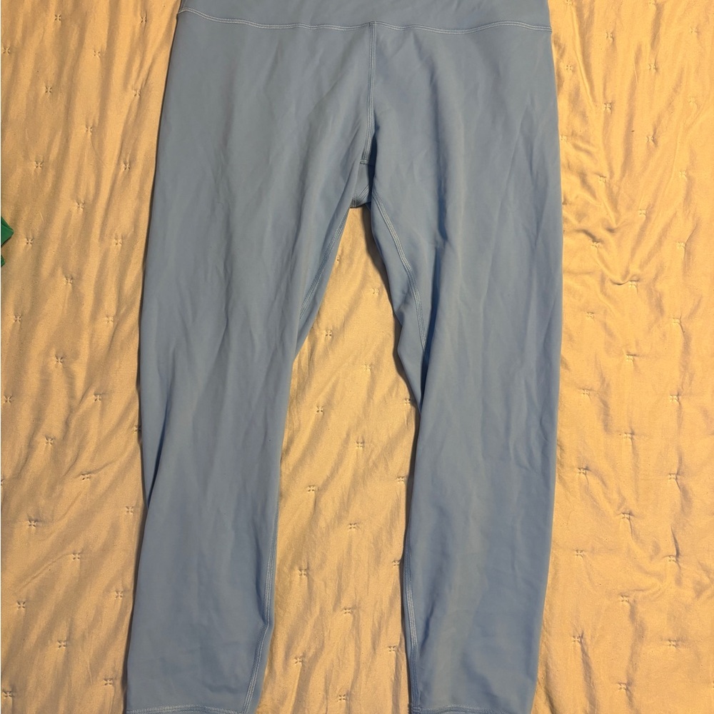 Lululemon Wunder Train High Rise size 14 Leggings in Aero Blue